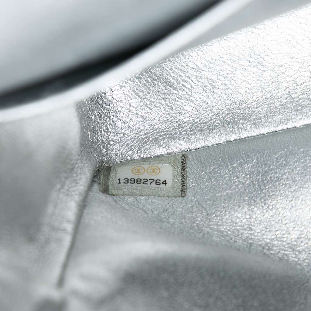 Chanel Medium Classic Metallic Lambskin Double Flap - 5