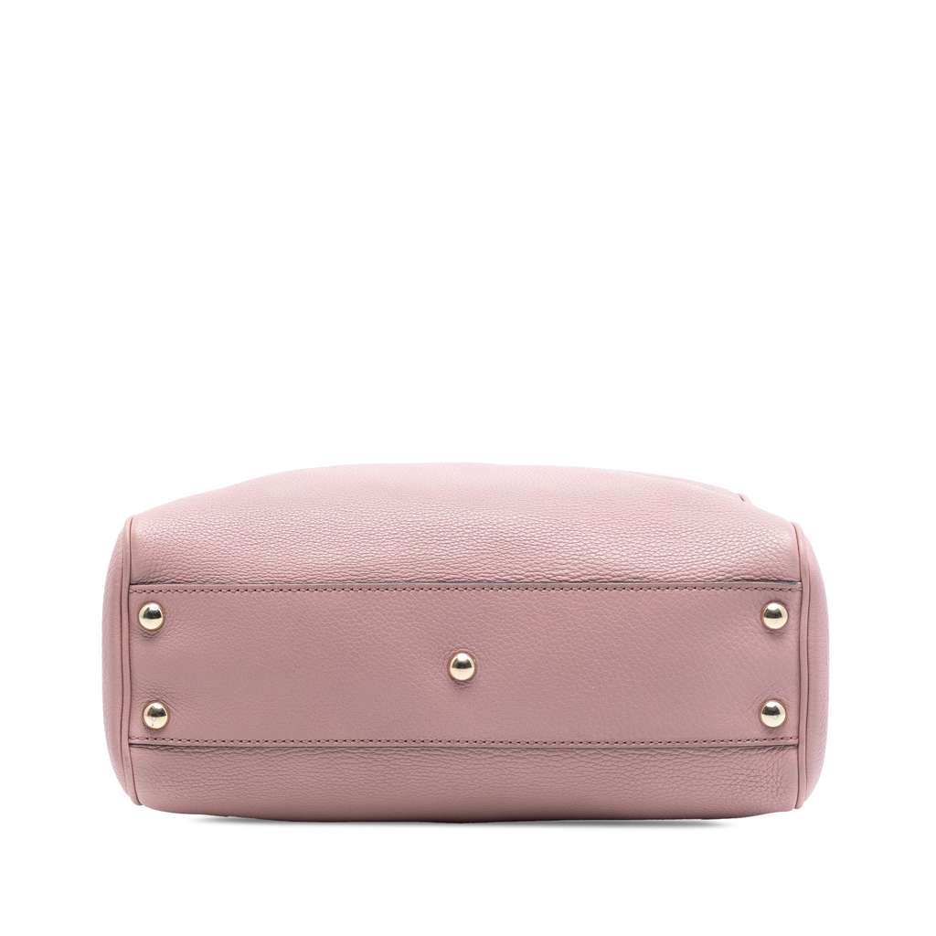 Gucci Small Calfskin Bamboo Shopper Satchel - 3