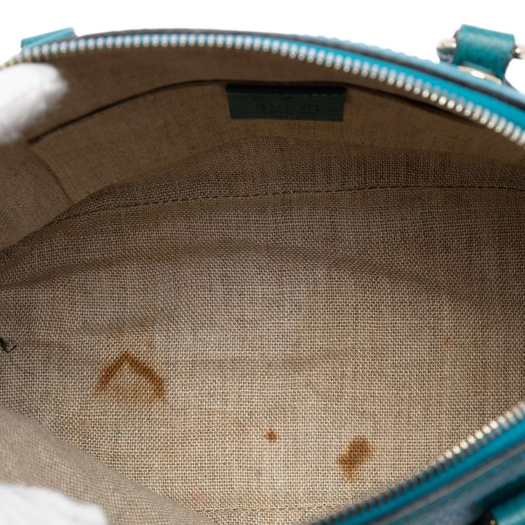 Gucci Small Dollar Calfskin GG Charm Dome Satchel - 4