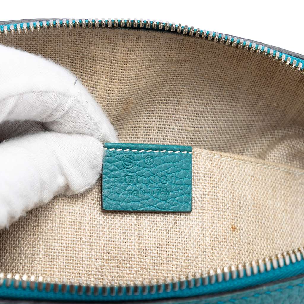 Gucci Small Dollar Calfskin GG Charm Dome Satchel - 5