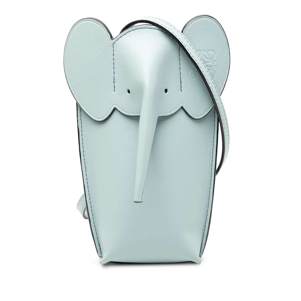 Loewe Leather Elephant Pocket Crossbody
