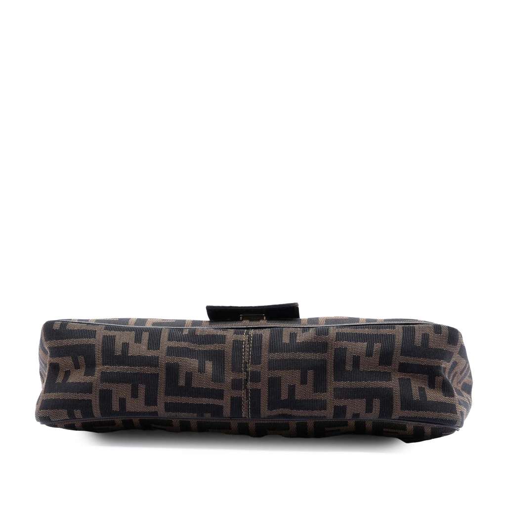 Fendi Zucca Canvas Flap Shoulder Bag - 3