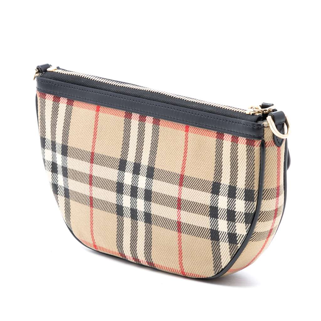 Burberry House Check Canvas Olympia Shoulder Bag - 2