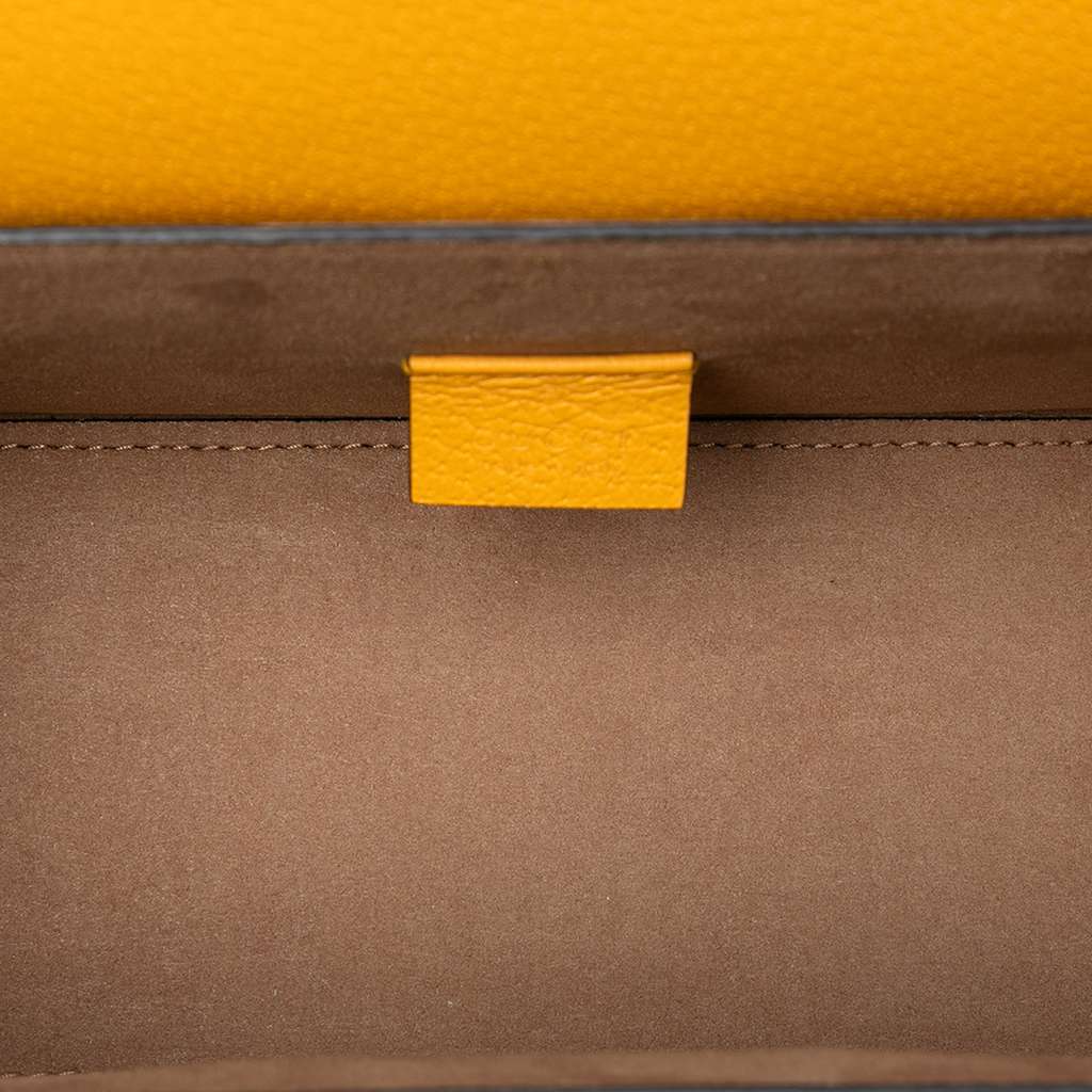 Gucci Small GG Supreme Flora Bamboo Padlock Satchel - 4