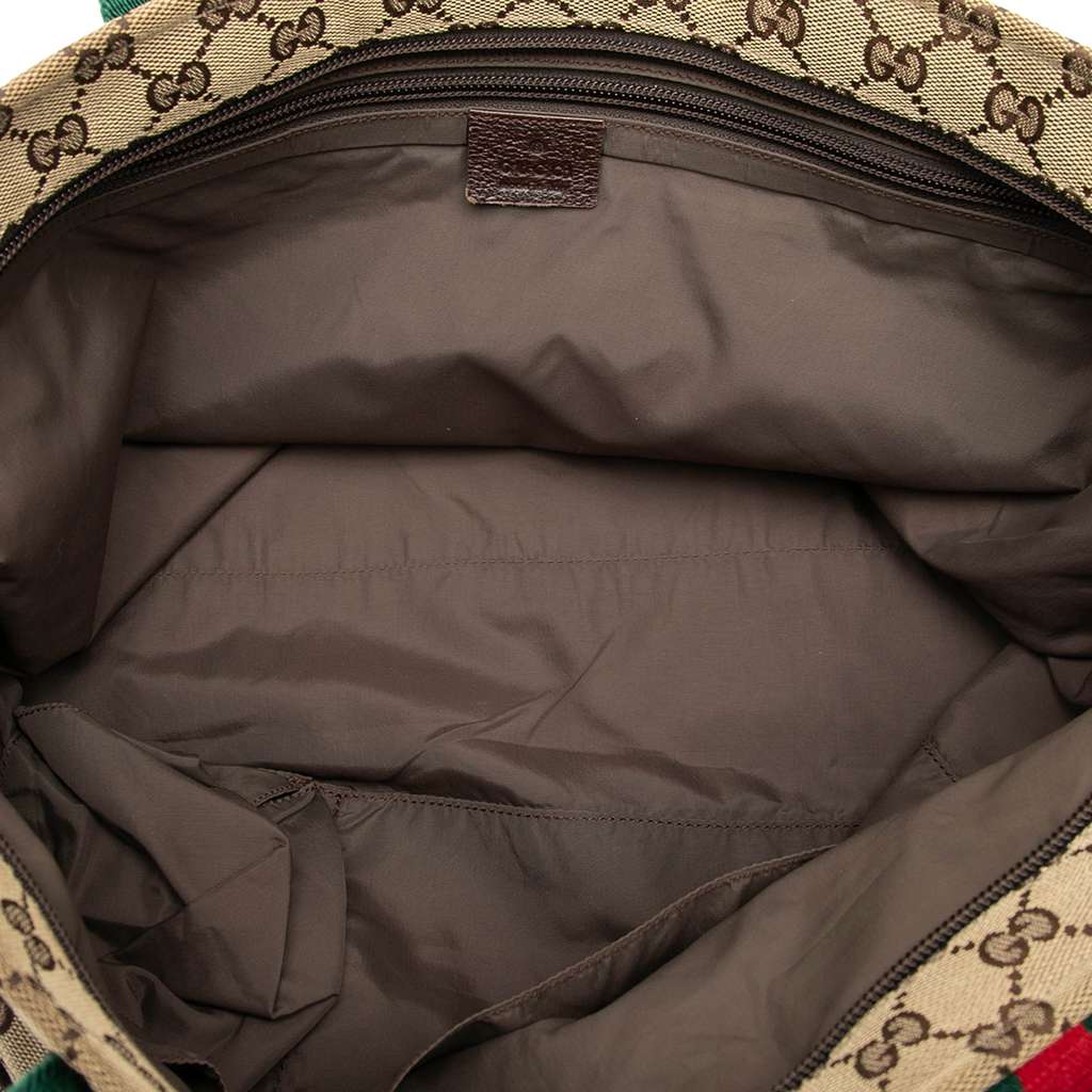 Gucci GG Canvas Web Tote - 4