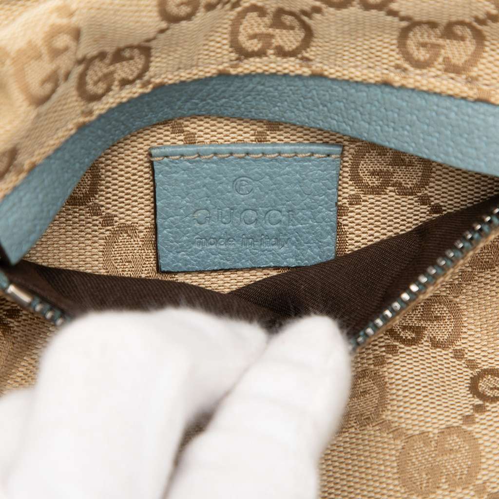 Gucci GG Canvas Web Double Pocket Belt Bag - 5