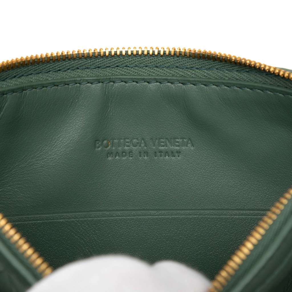 Bottega Veneta Mini Leather Intrecciato Sunrise Hobo - 5