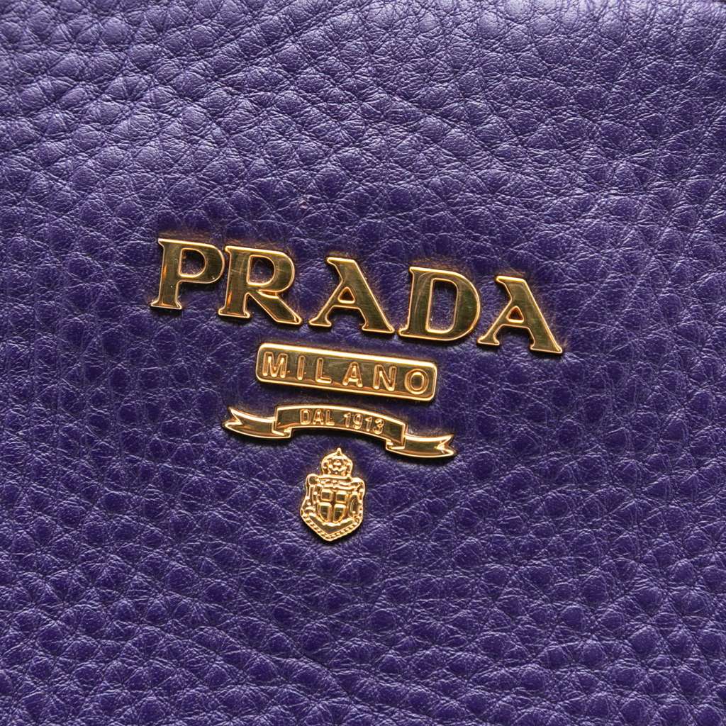 Prada Vitello Daino Side Zip Tote - 5