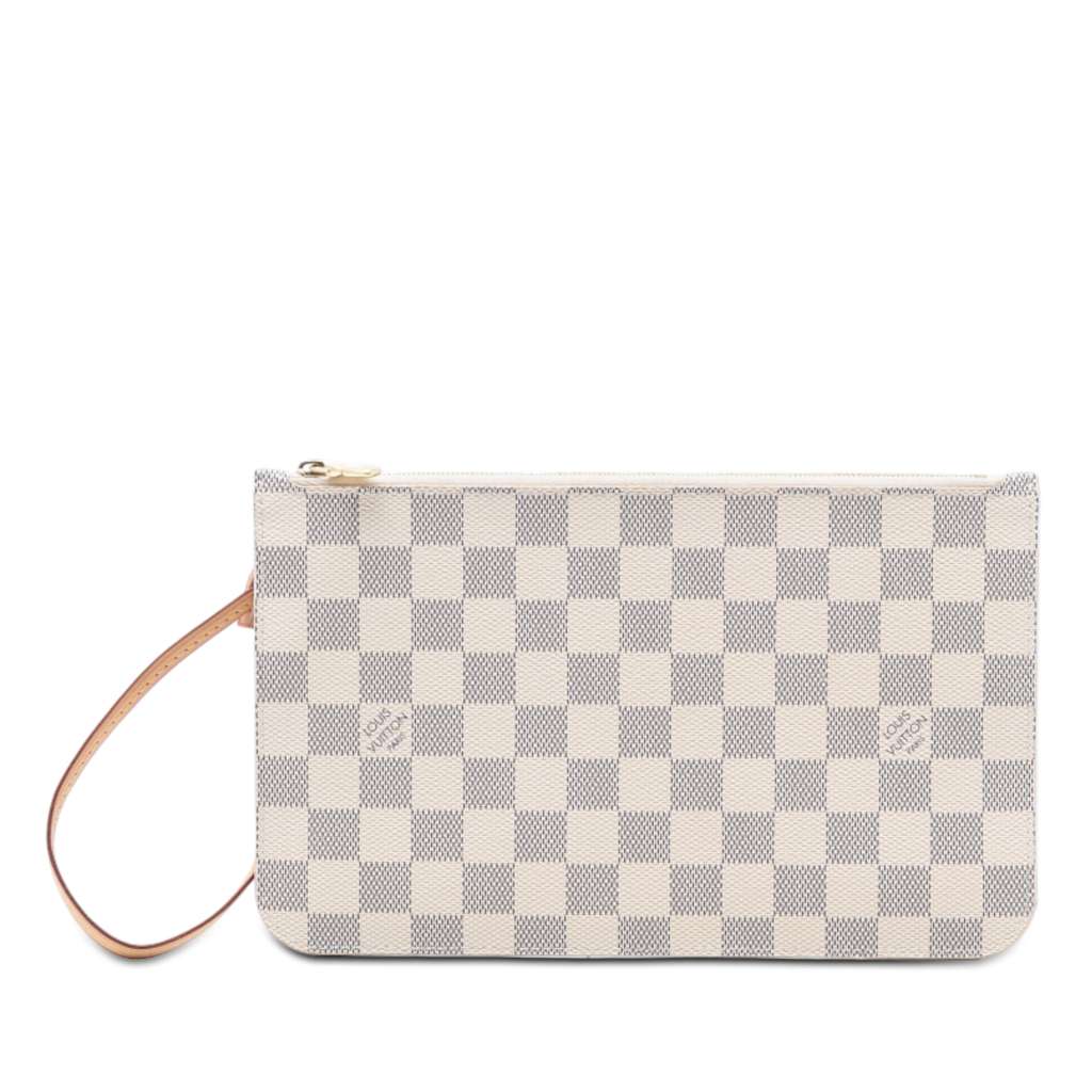 Louis Vuitton Damier Azur Neverfull MM Pouch