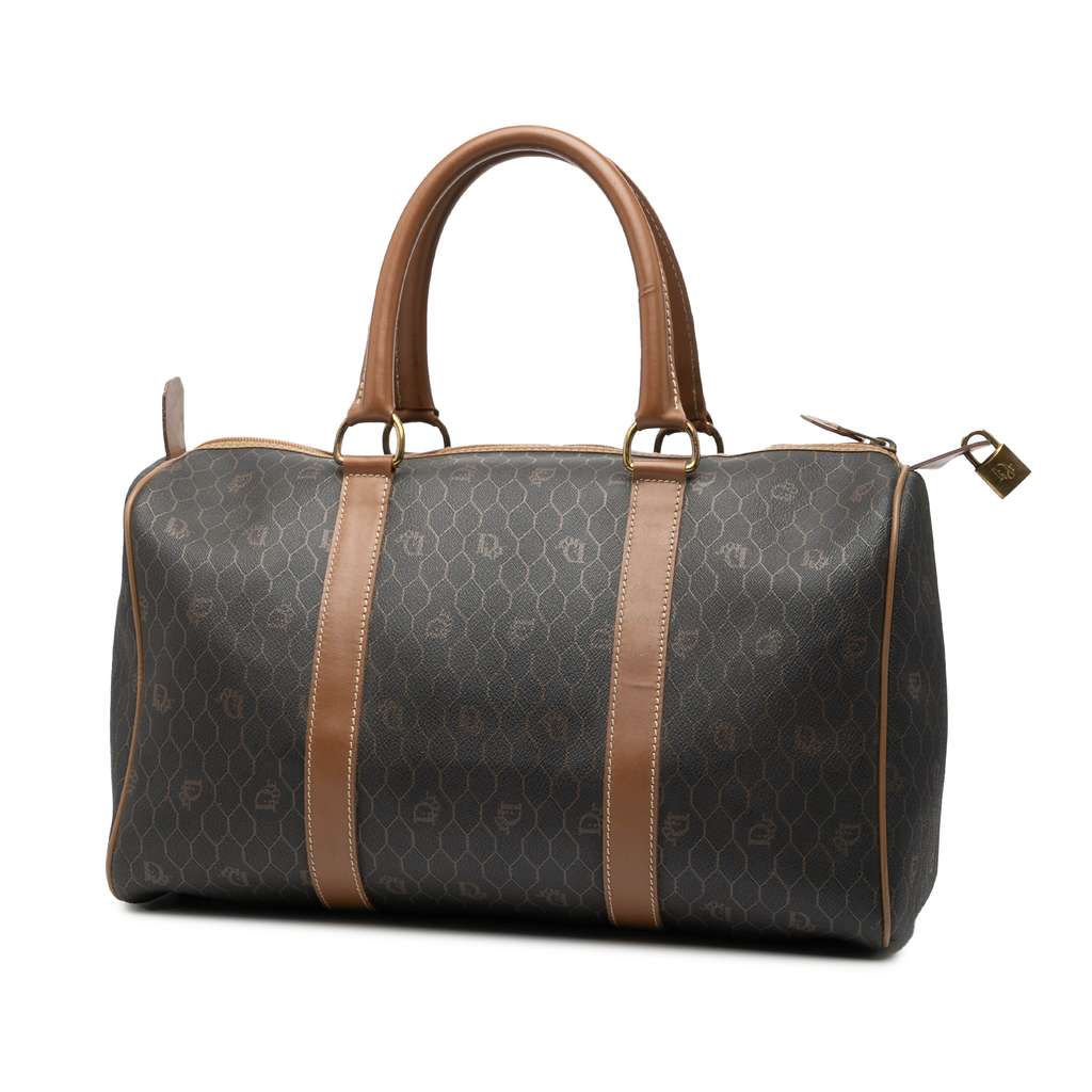 Dior Honeycomb Coated Canvas Boston Bag - 2