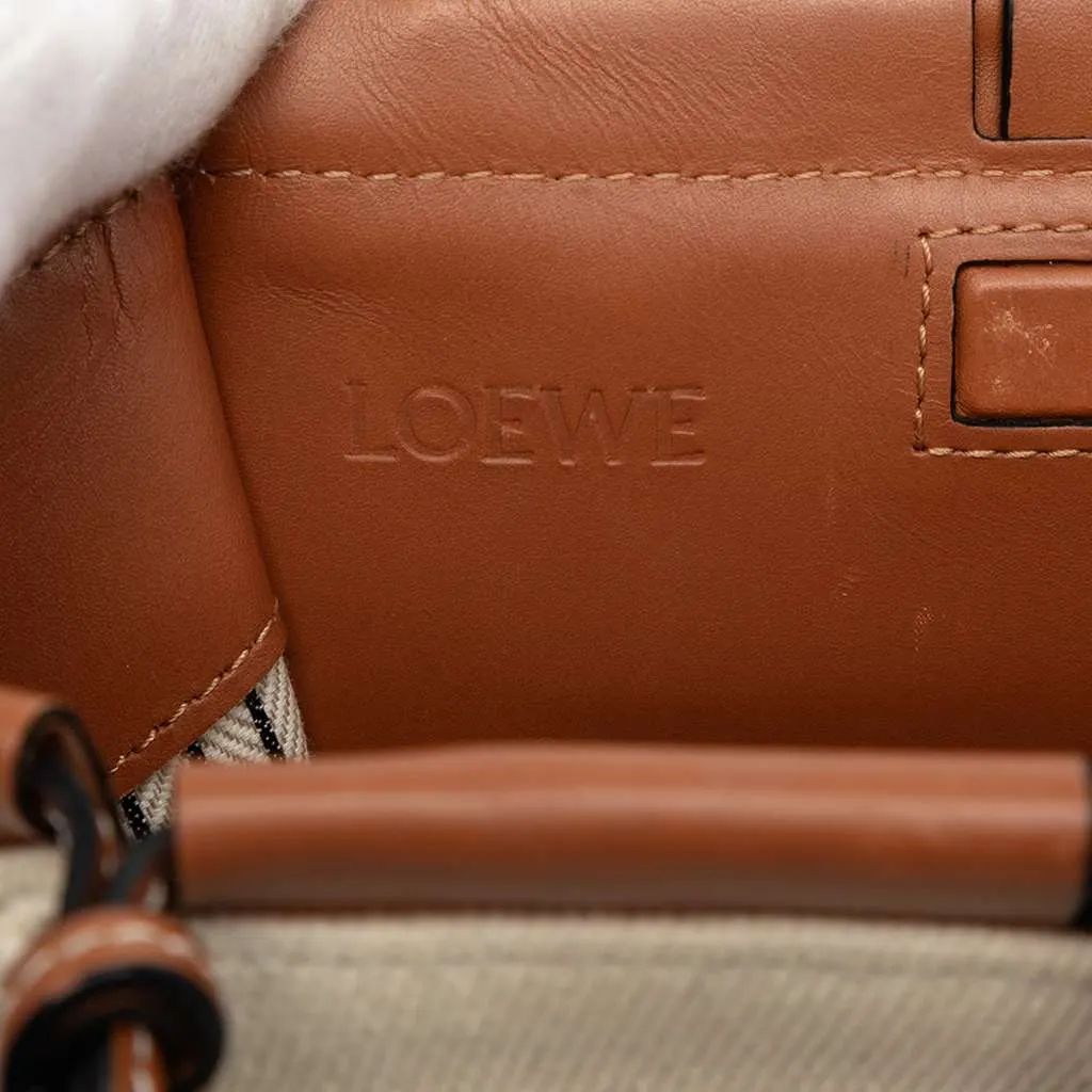 Loewe Small Canvas Cushion Tote Brown Canvas Very good - Box View