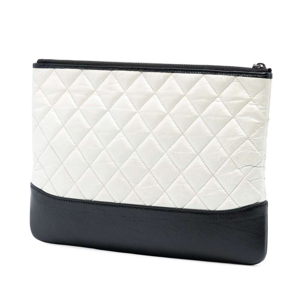Chanel Medium Aged Calfskin Gabrielle O Case Clutch - 2