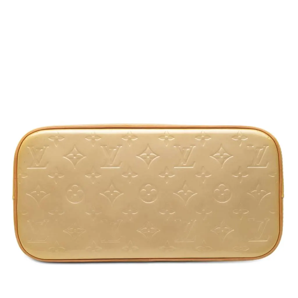 Louis Vuitton Monogram Vernis Houston Yellow Leather Very good - Inside View