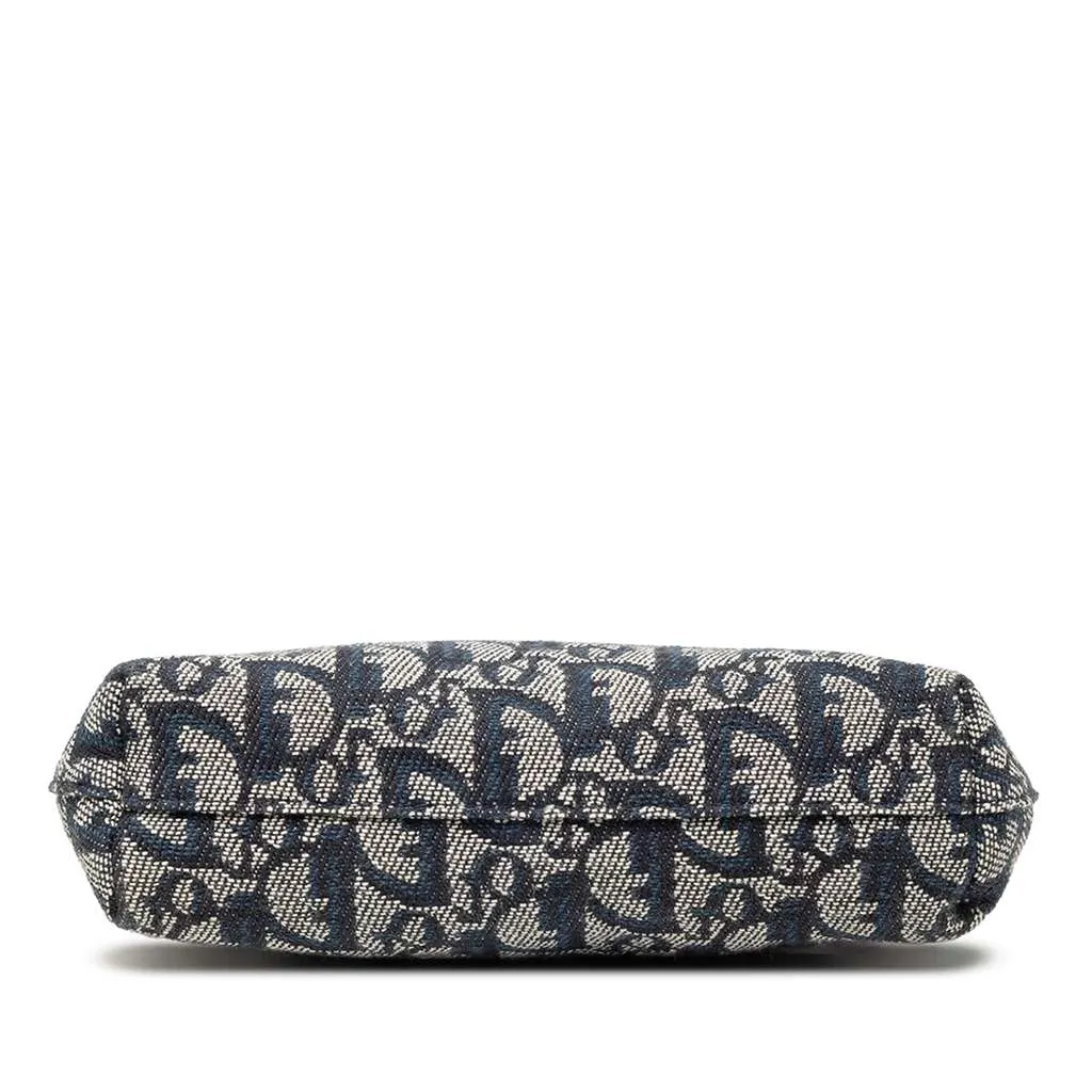 Dior Diorissimo Trotter Canvas Cosmetic Pouch Blue Canvas Very good - Inside View