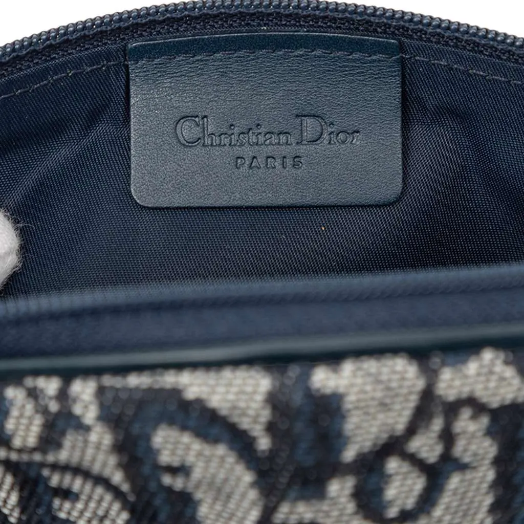 Dior Diorissimo Trotter Canvas Cosmetic Pouch Blue Canvas Very good - Box View