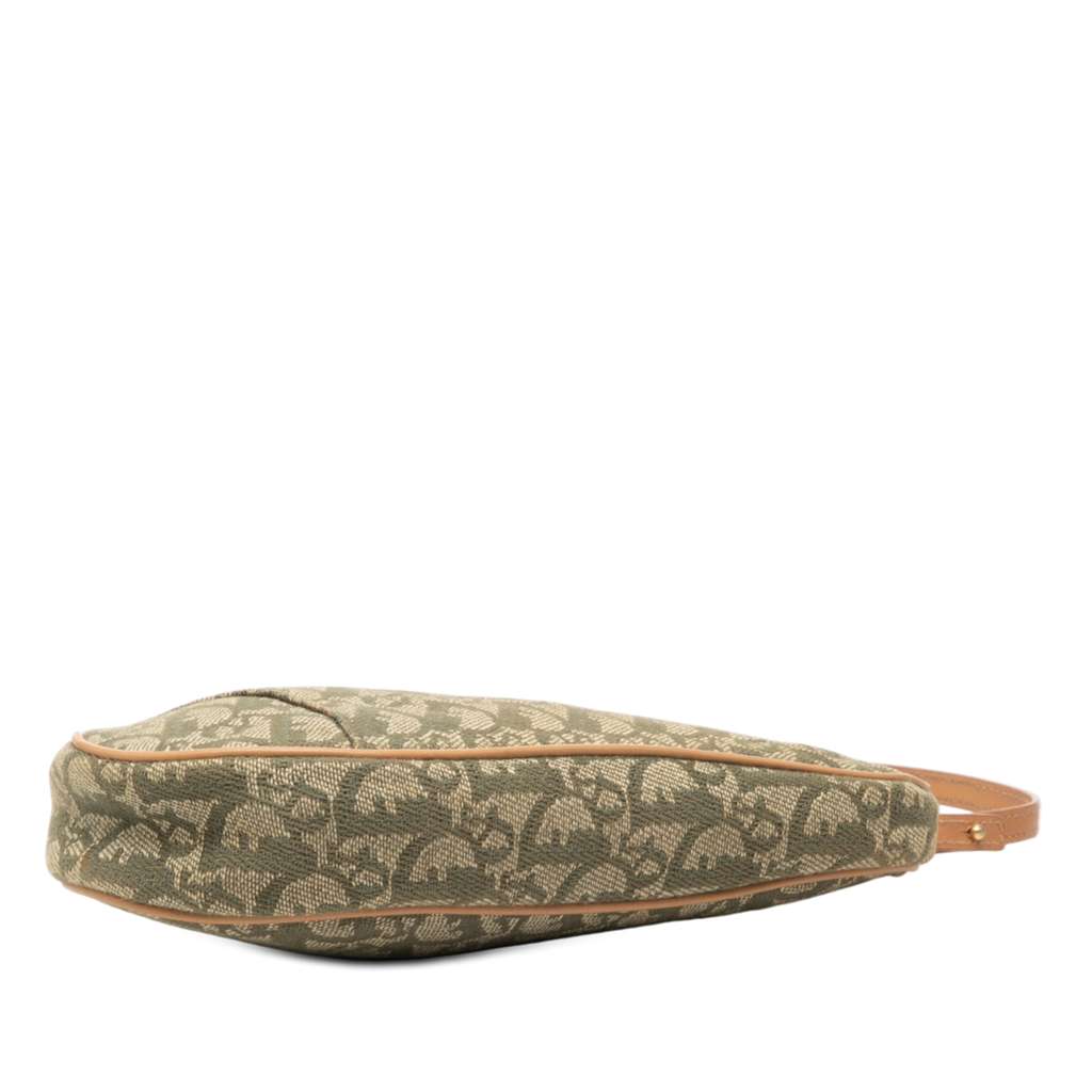 Dior Mini Diorissimo Canvas Saddle Pochette - 3