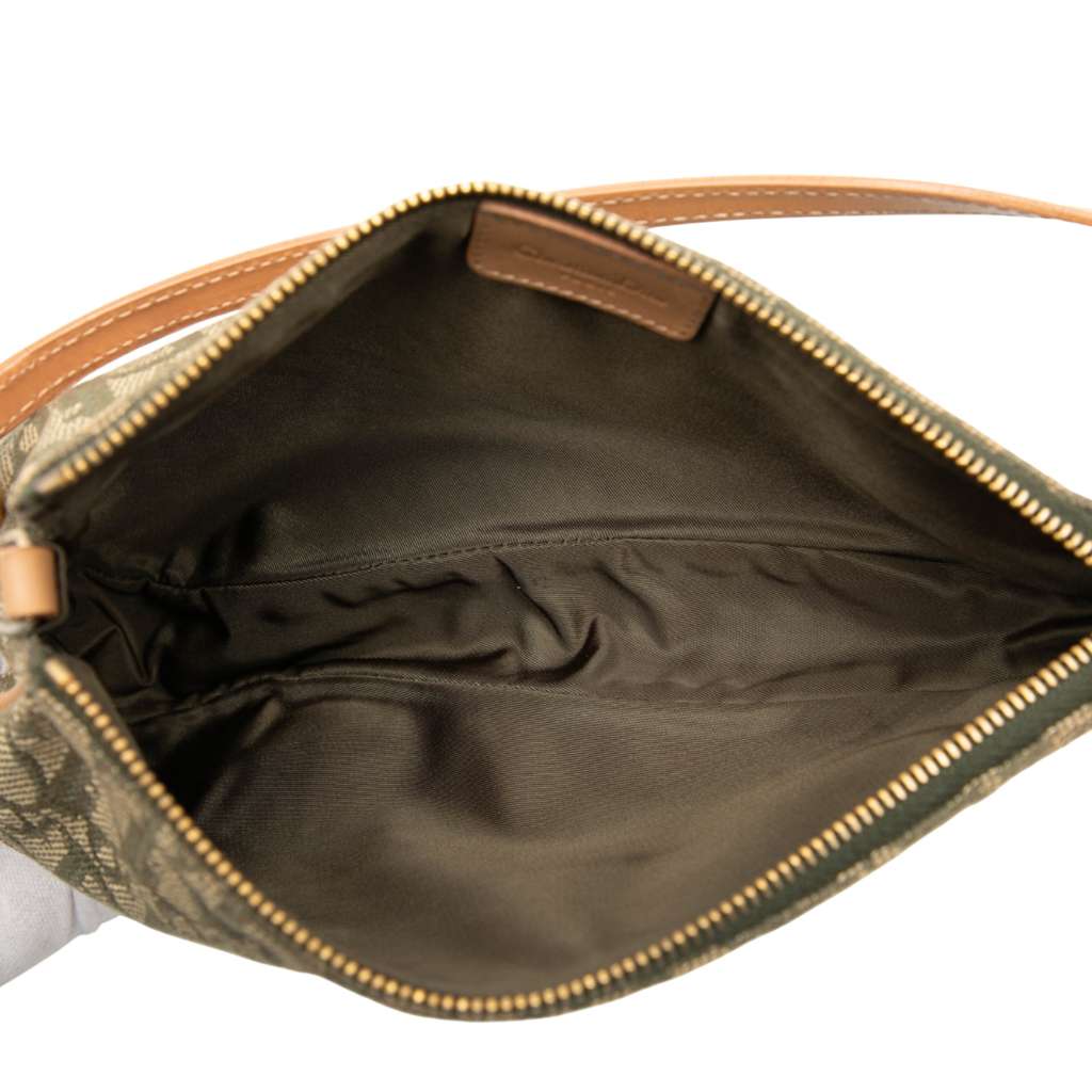 Dior Mini Diorissimo Canvas Saddle Pochette - 4