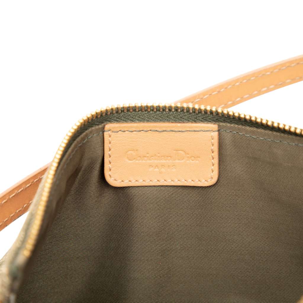 Dior Mini Diorissimo Canvas Saddle Pochette - 5