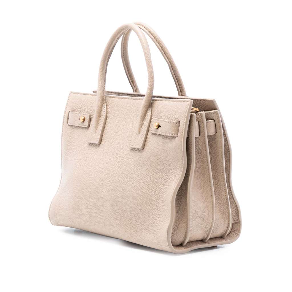 Saint Laurent Baby Leather Sac de Jour Satchel - 2