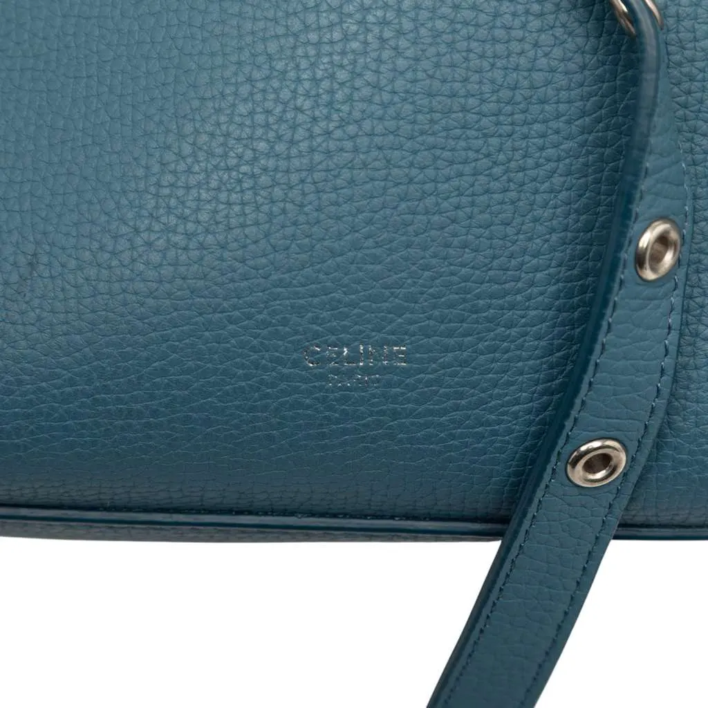 Celine Small Grained Calfskin Big Bag Blue Leather Very good - Box View