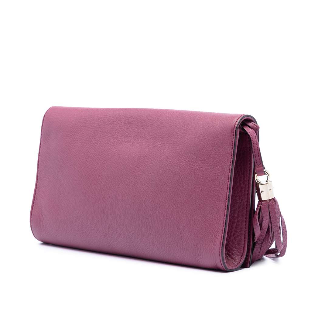 Gucci Leather Soho Disco Clutch - 2