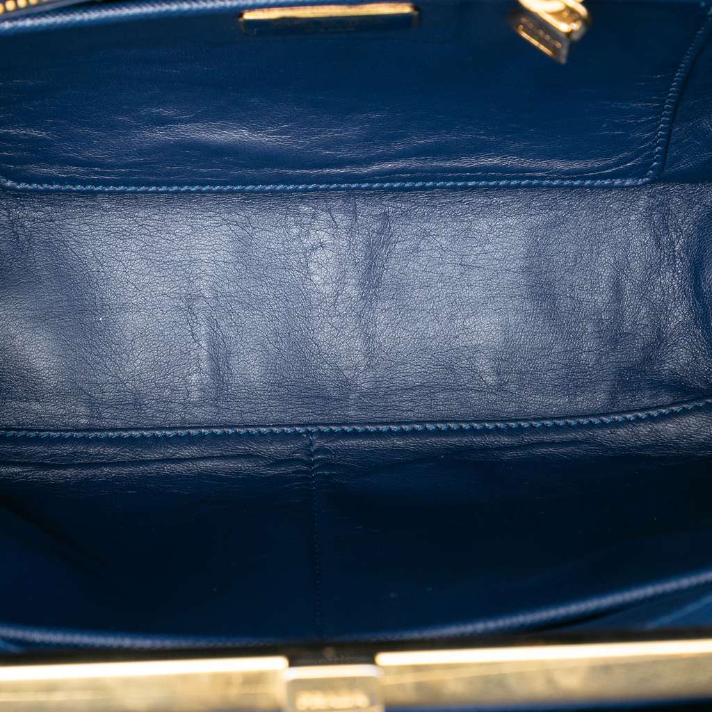 Prada Medium Saffiano Lux Frame Promenade Satchel - 4