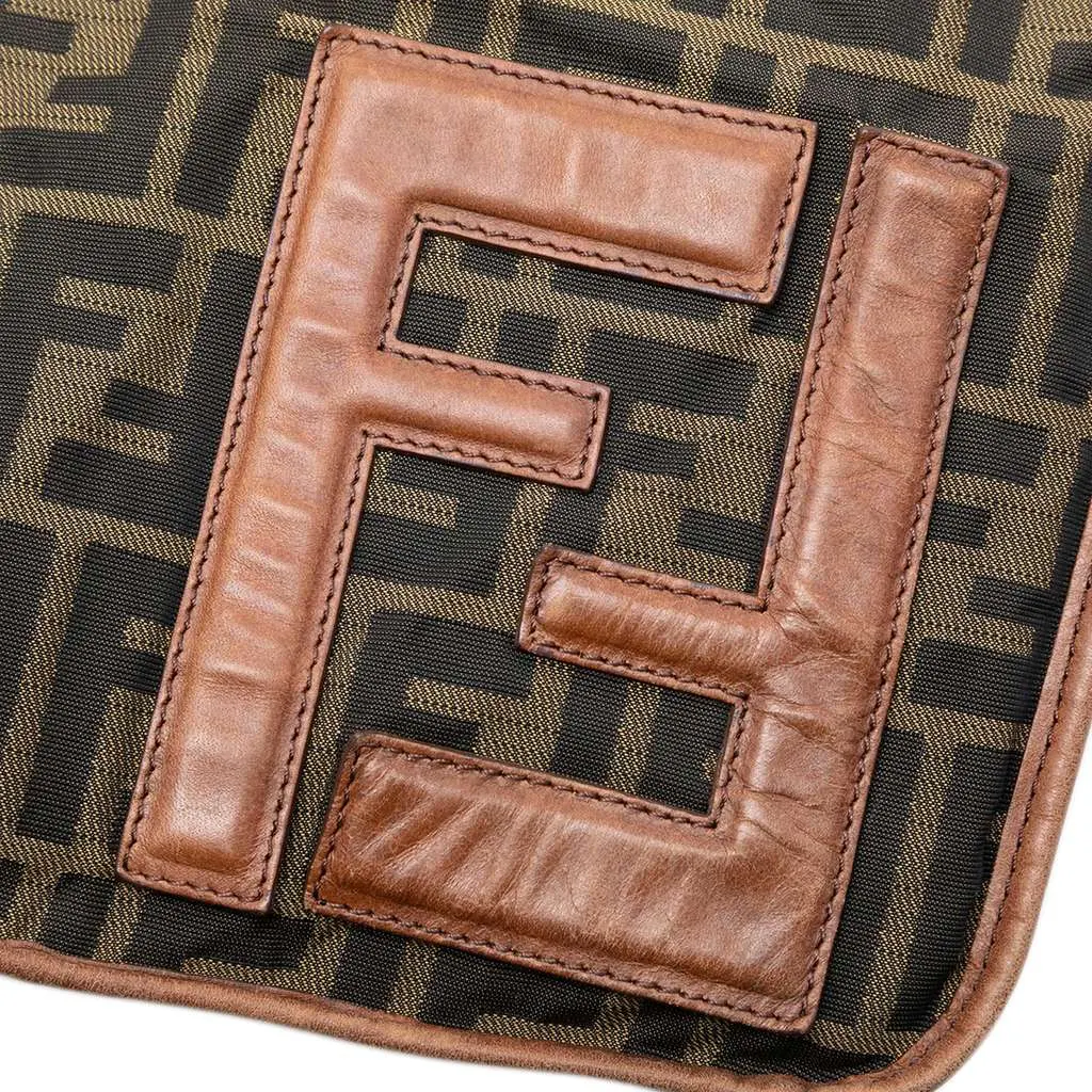 Fendi Zucca Canvas Crossbody Brown Canvas Very good - Box View