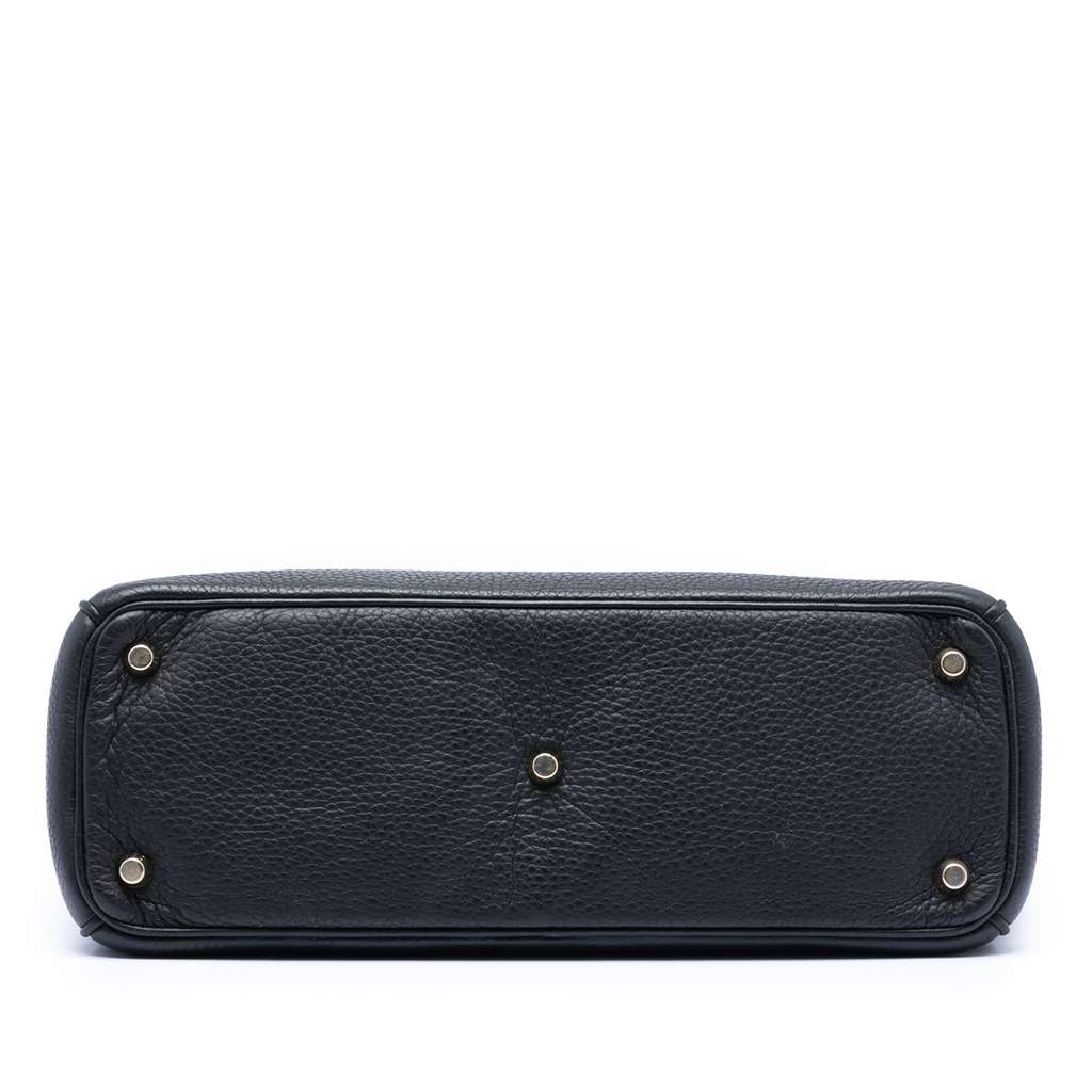 Dior Medium Pebbled Calfskin Diorissimo Satchel - 3