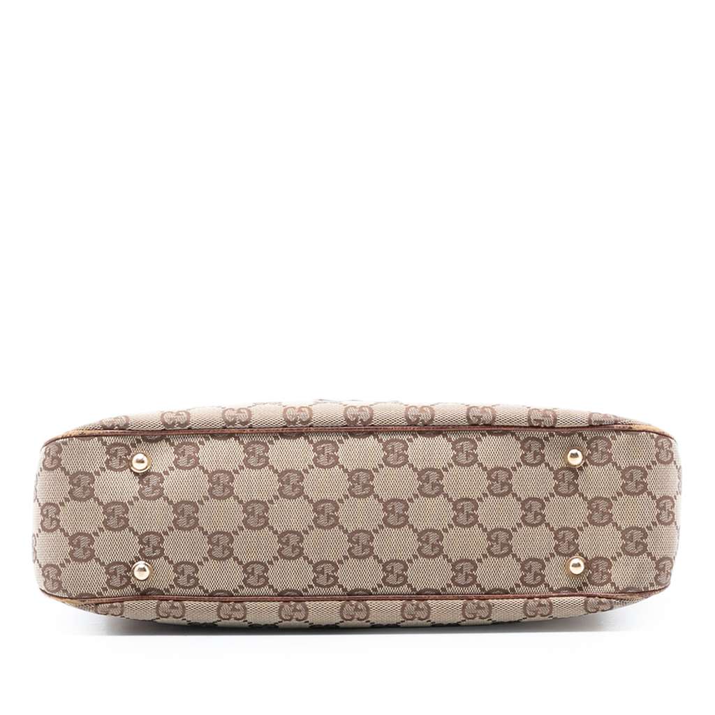 Gucci GG Canvas Bamboo Anita Handbag - 3