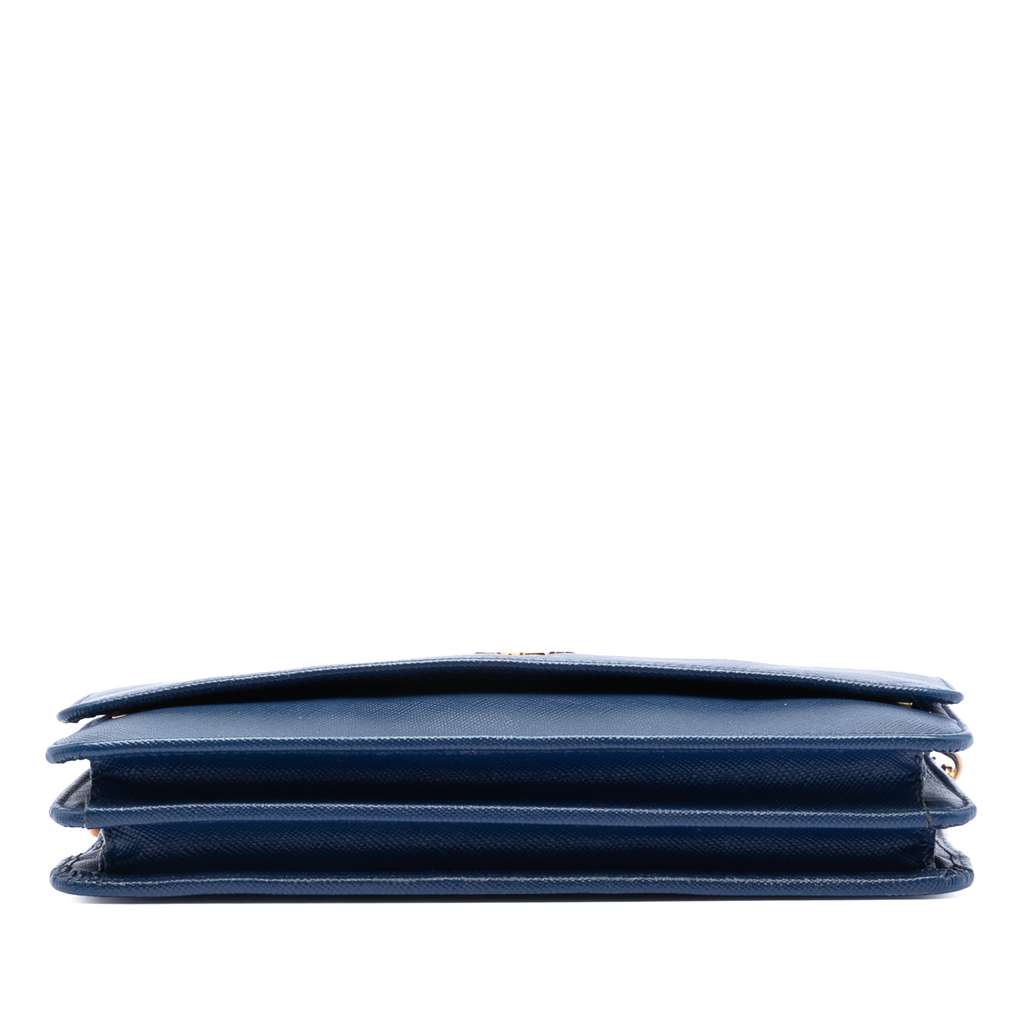 Prada Saffiano Wallet On Chain - 3