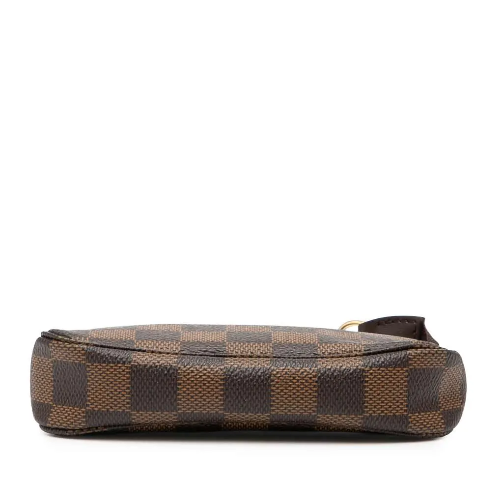 Louis Vuitton Damier Ebene Mini Pochette Accessoires Brown Very good - Inside View