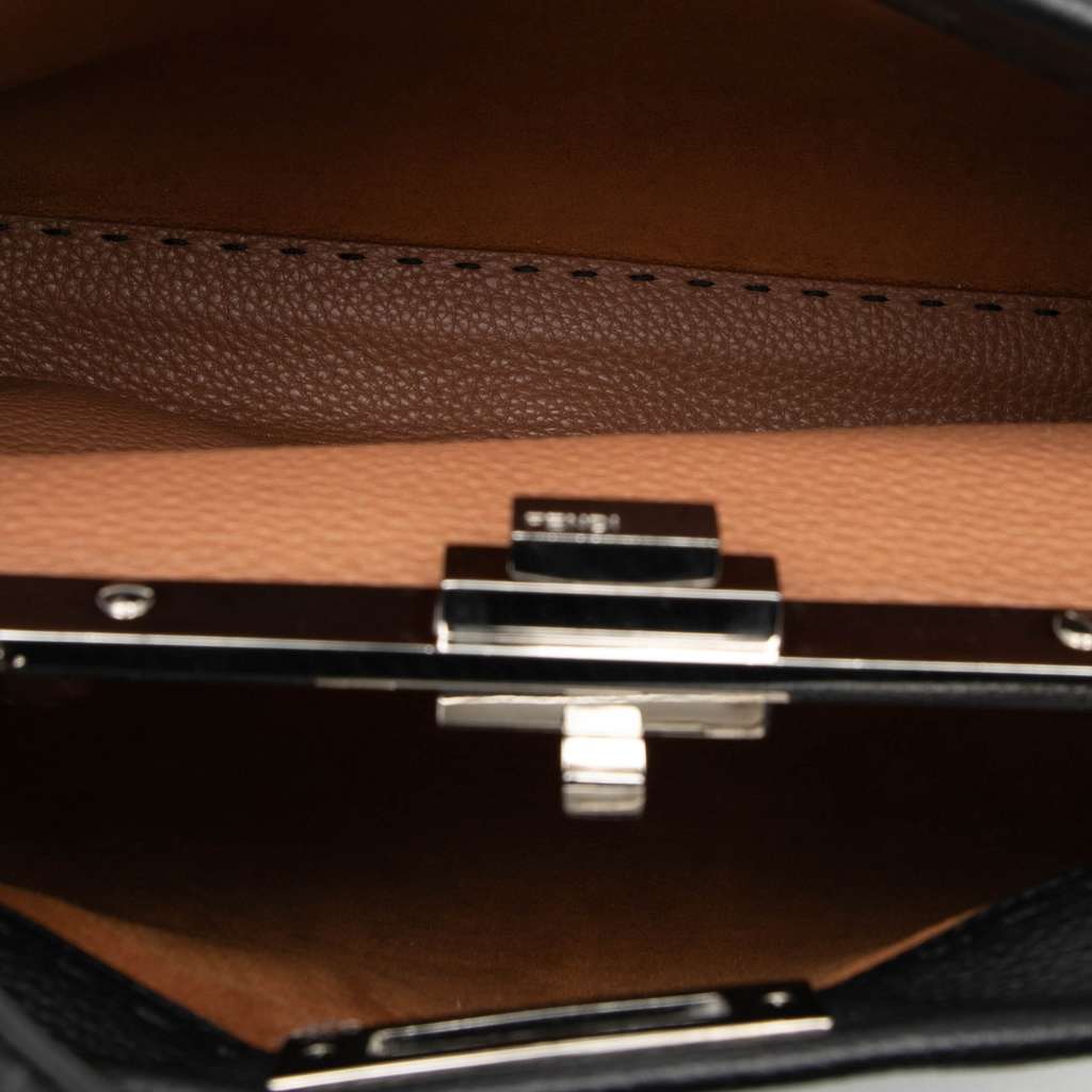 Fendi Medium Leather Peekaboo Selleria Satchel - 4