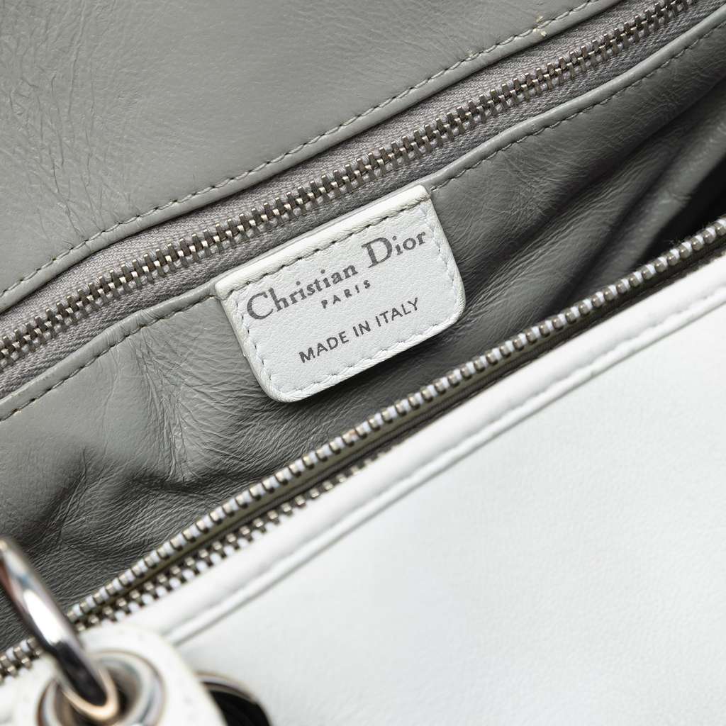 Dior Woven Lambskin Lady Dior Avenue Tote - 5