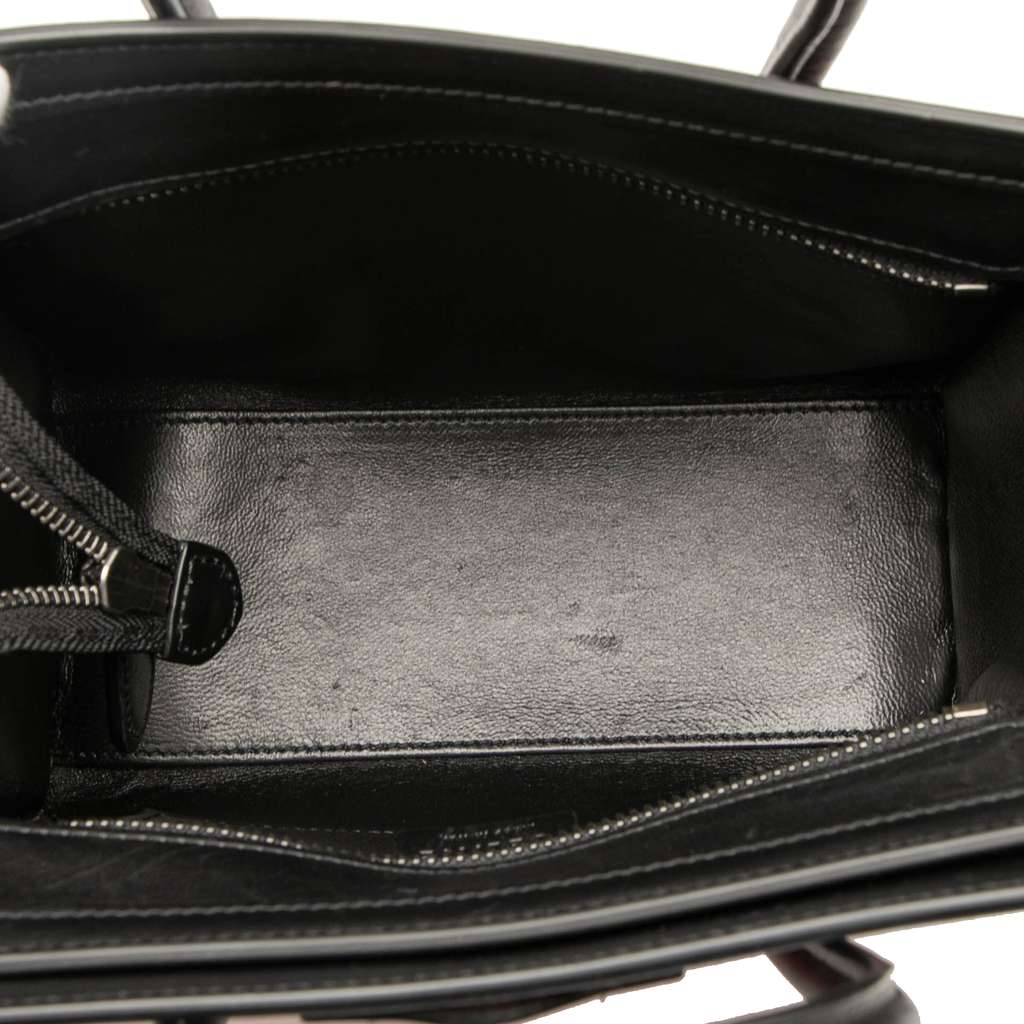 Celine Nano Tricolor Nubuck and Calfskin Luggage Tote - 4