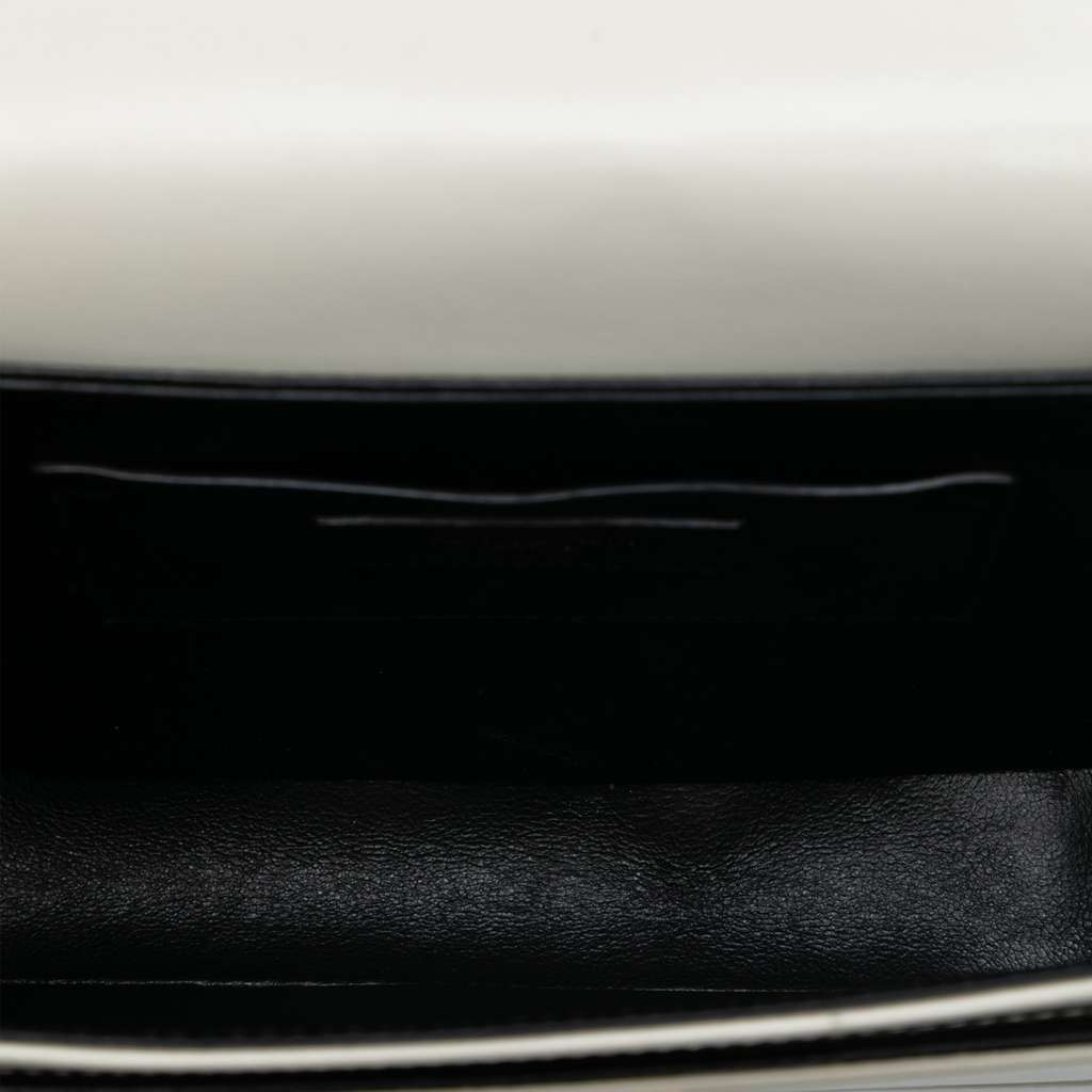 Saint Laurent Medium Smooth Calfskin Solferino Satchel In Box - 4