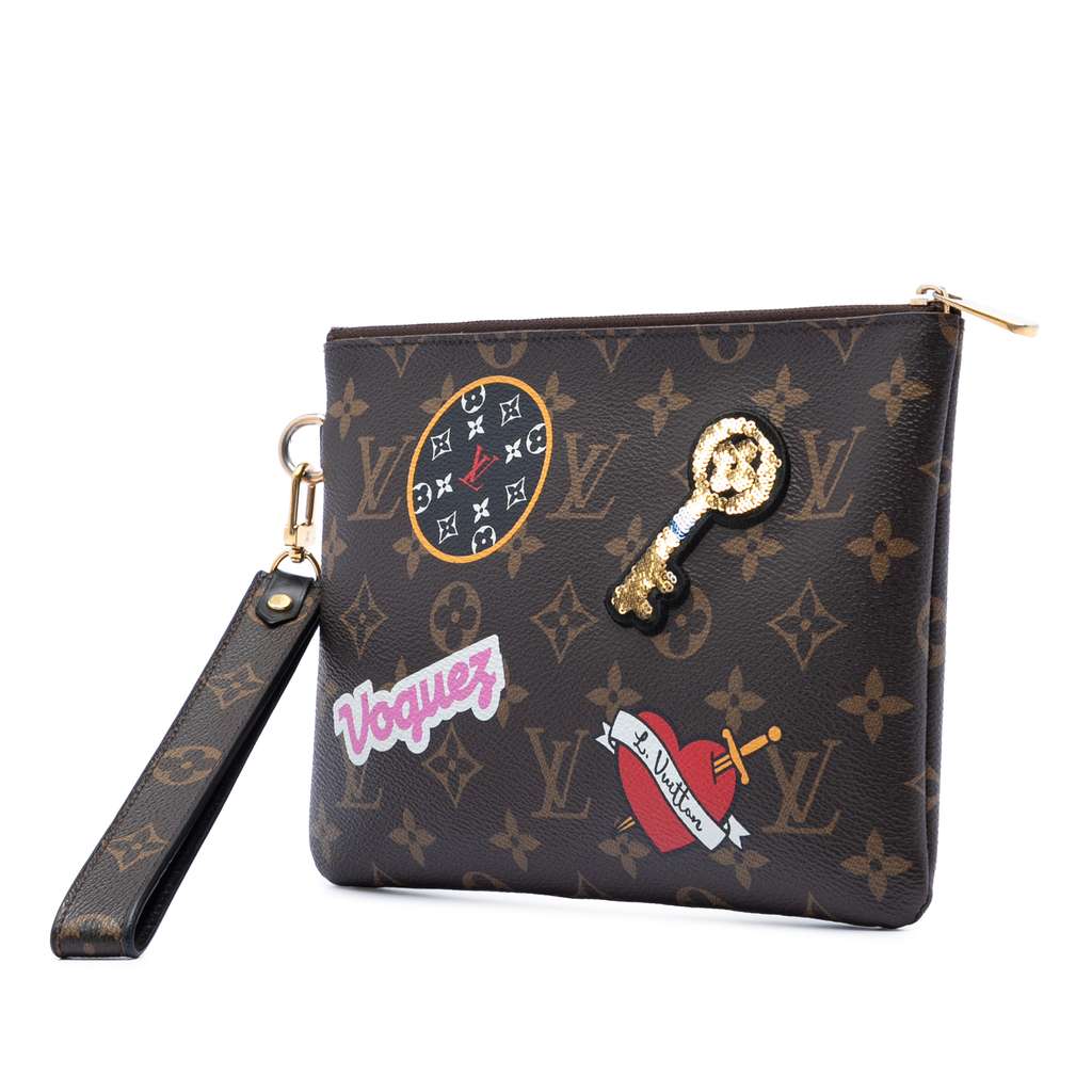 Louis Vuitton Monogram Patches City Pouch - 2