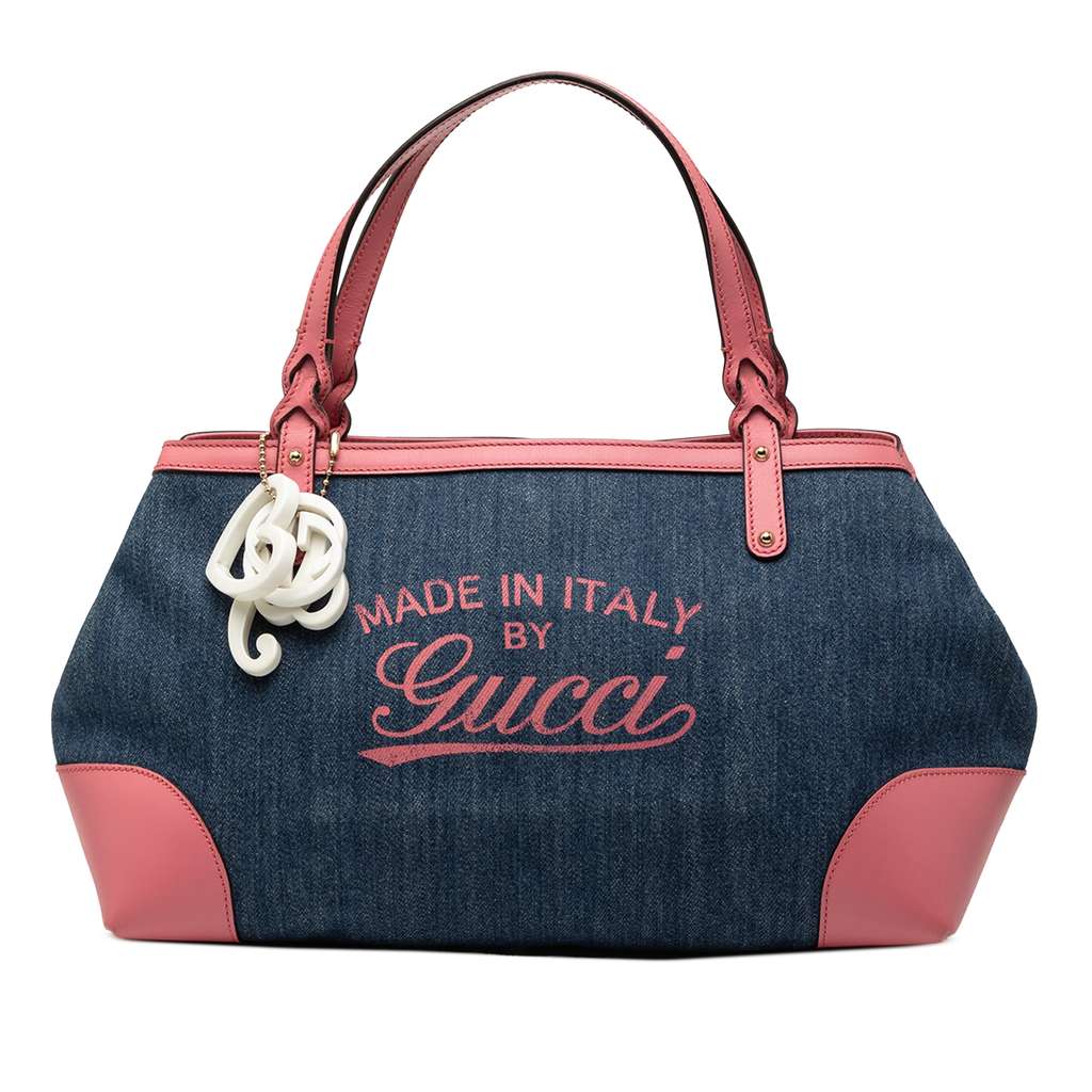 Gucci Denim Craft Tote