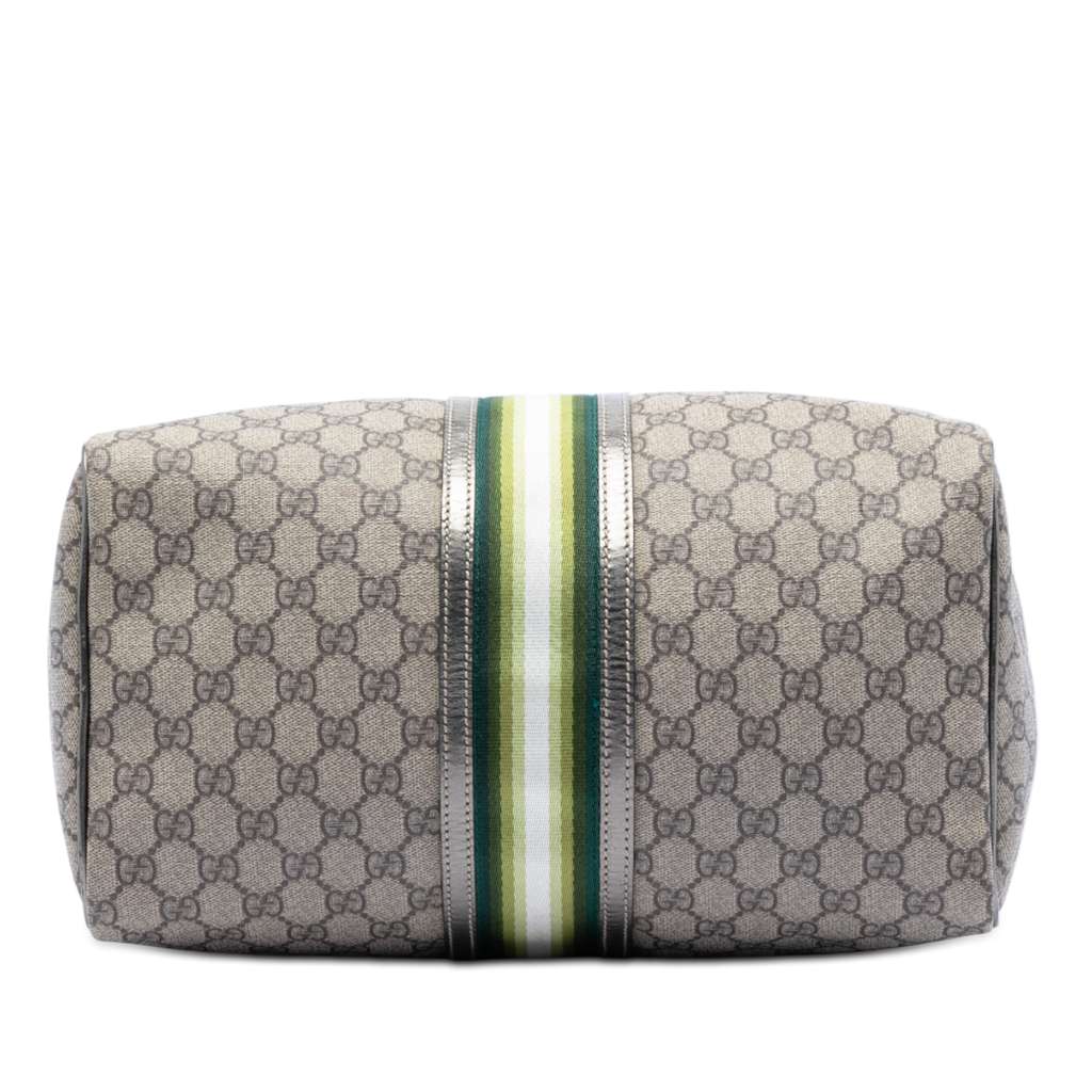 Gucci Medium GG Supreme Joy Web Boston Bag - 3