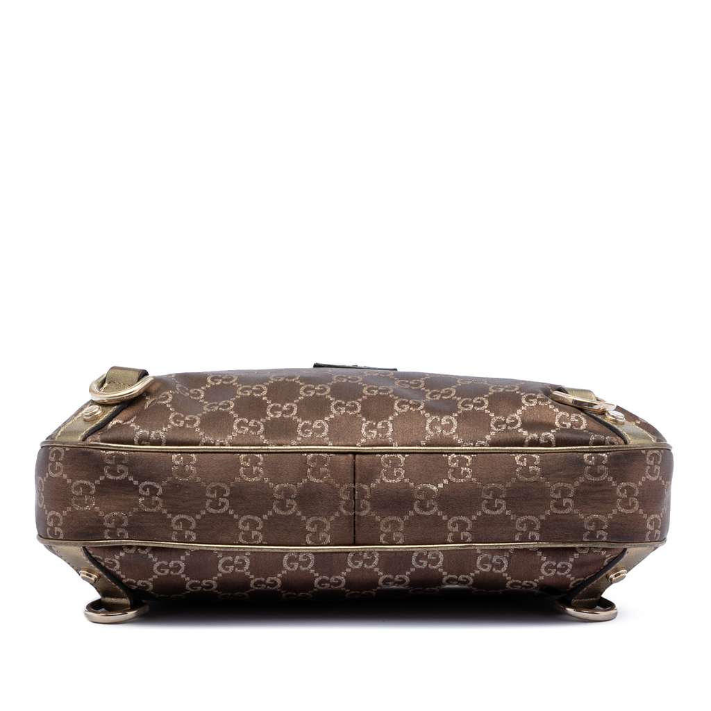 Gucci GG Satin Abbey D Ring Shoulder Bag - 3
