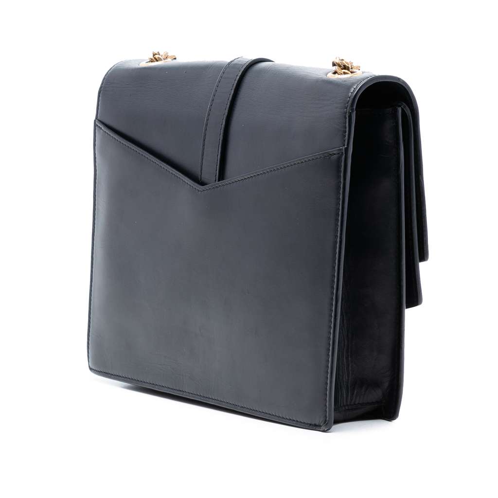 Saint Laurent Medium Leather Monogram Sulpice Crossbody - 2