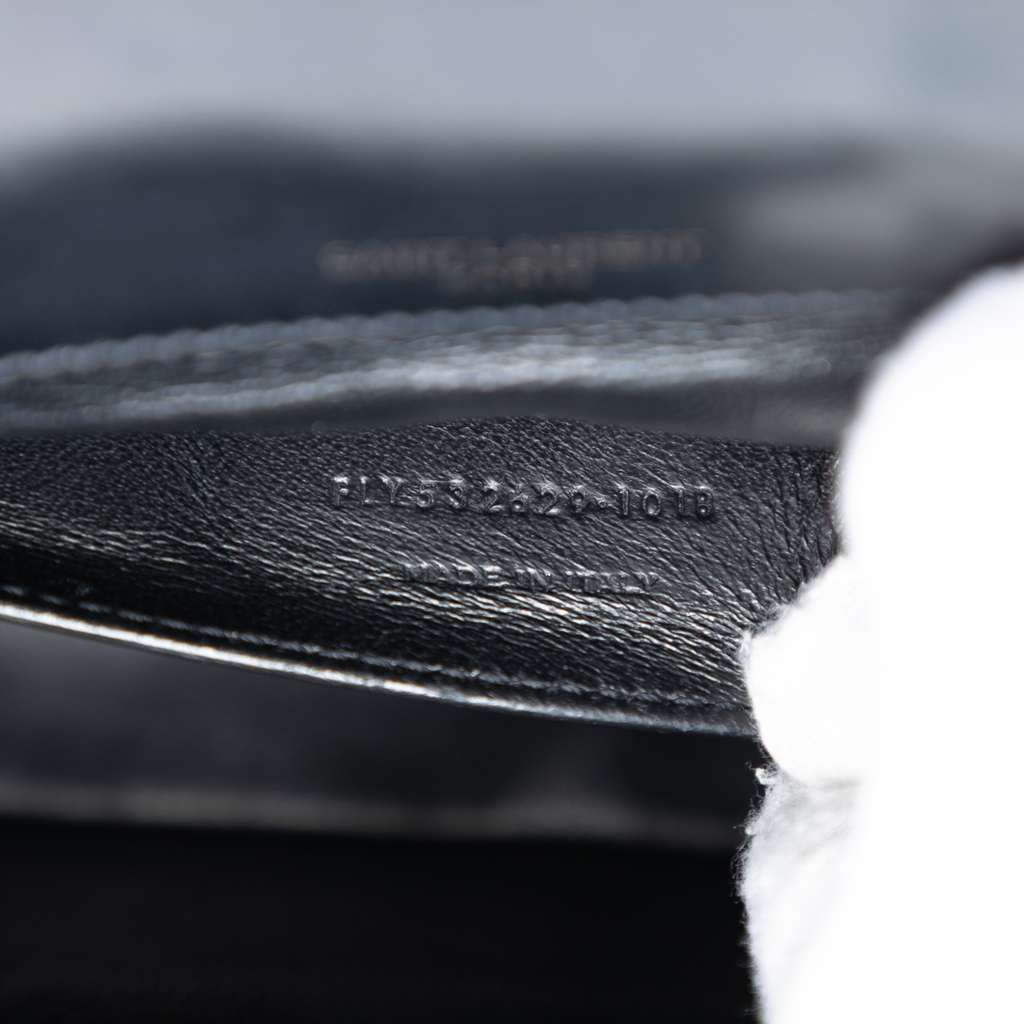 Saint Laurent Medium Leather Monogram Sulpice Crossbody - 5