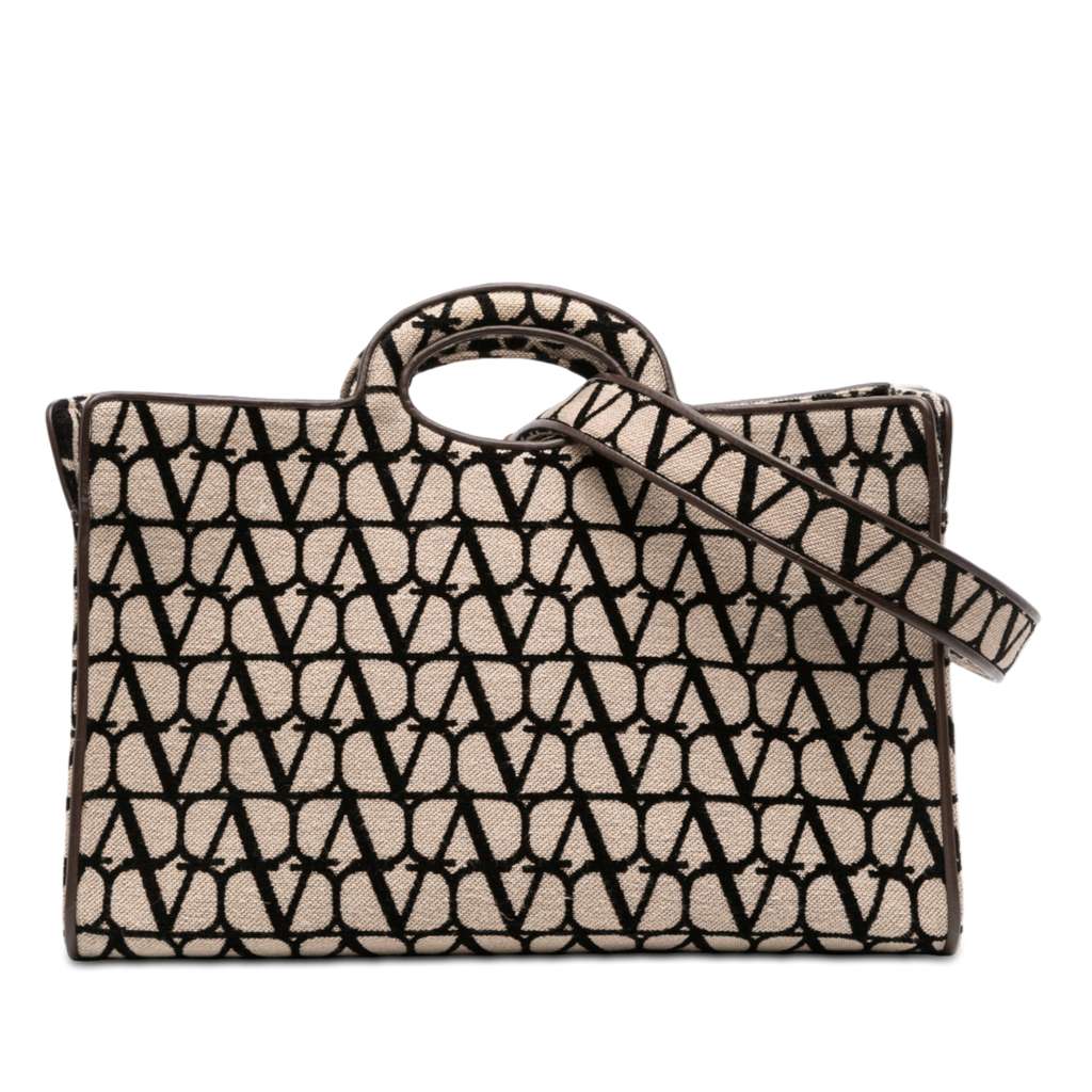 Valentino Le Troisieme Toile Iconographe Shopping Tote