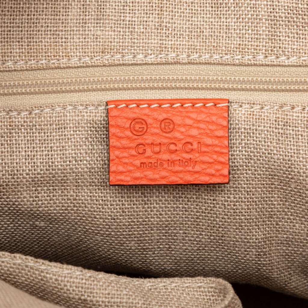 Gucci Medium Leather GG Charm Dome Satchel - 5