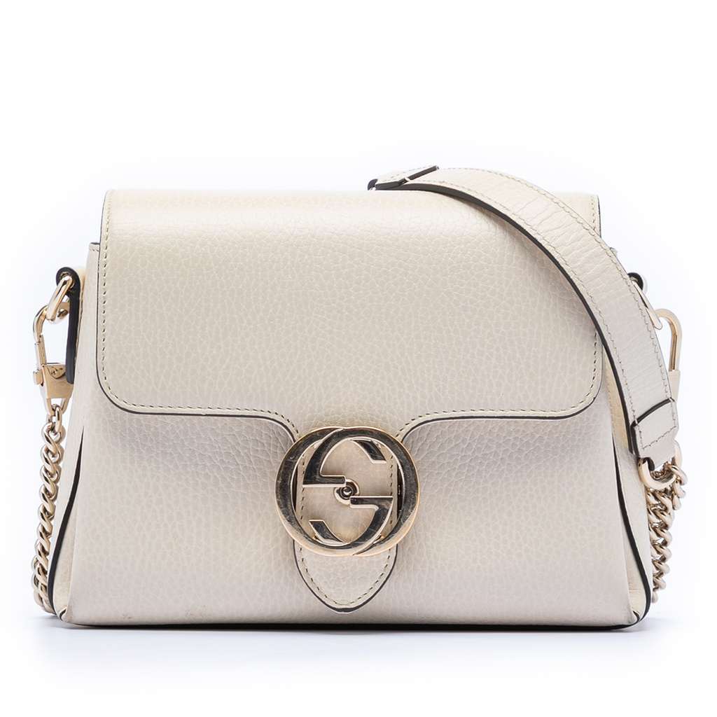 Gucci Small Dollar Calfskin Interlocking G Crossbody