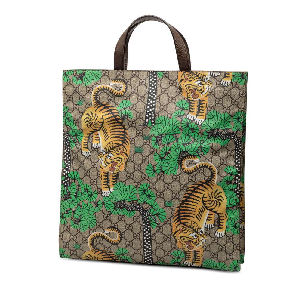 Gucci GG Supreme Bengal Convertible Tote - 2