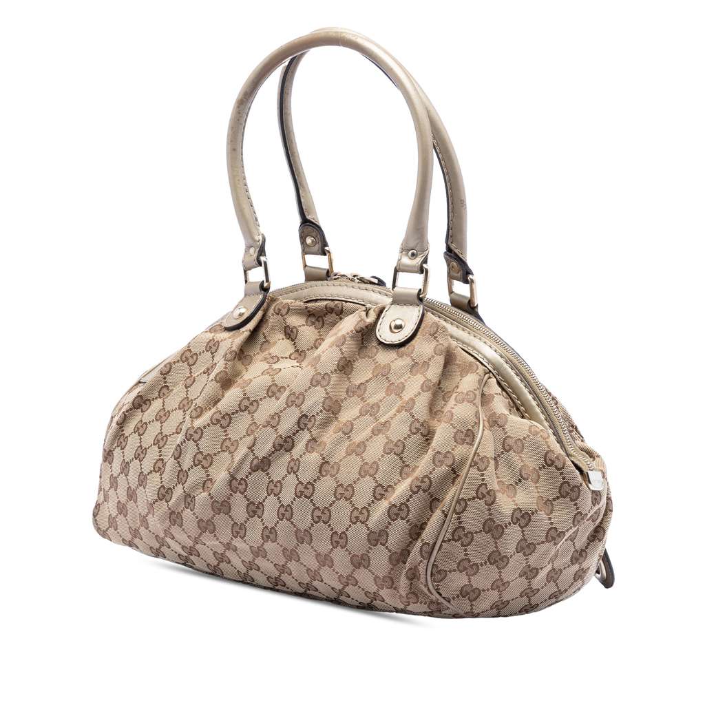 Gucci GG Canvas Sukey Satchel - 2