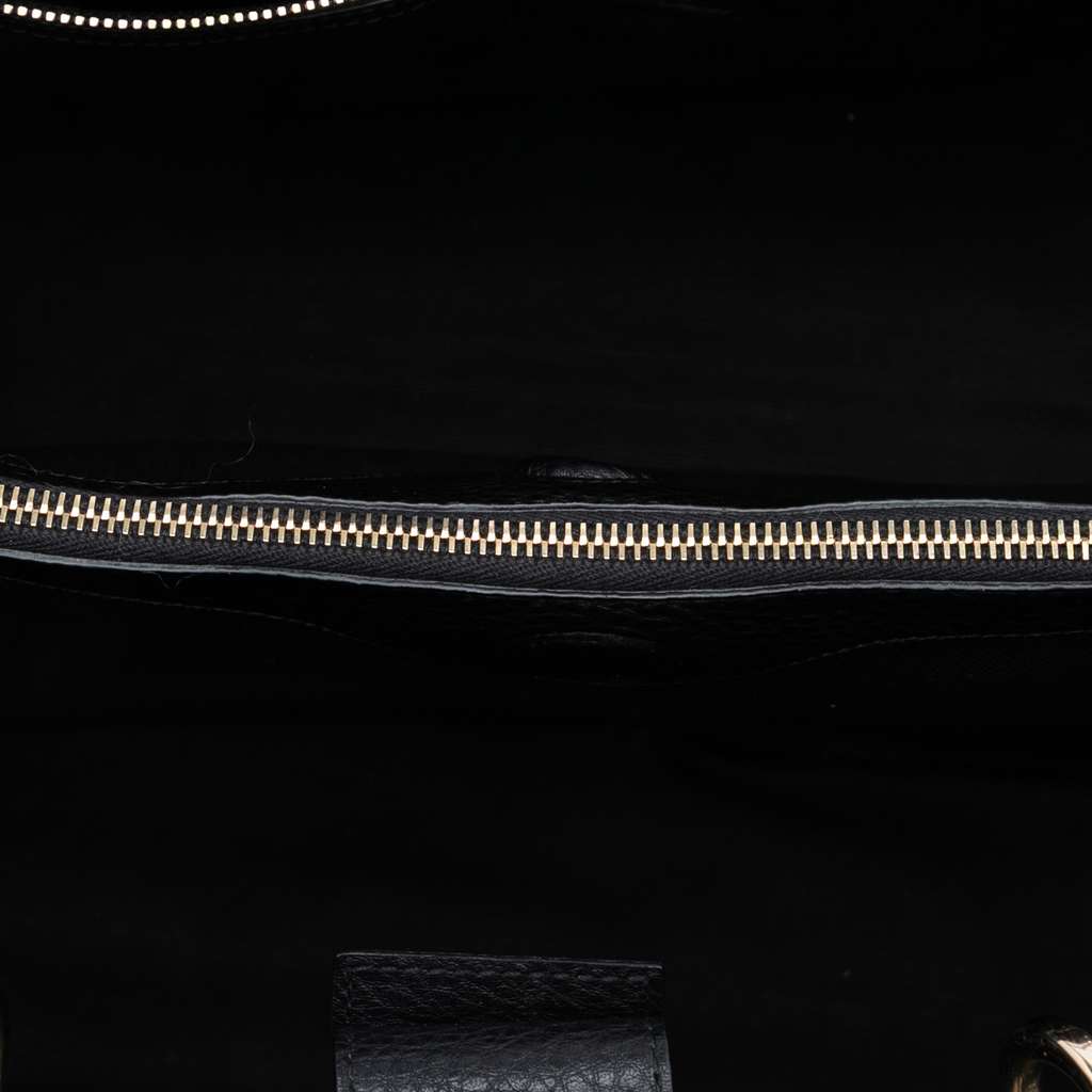 Gucci Large Calfskin Bamboo Shopper Satchel - 4