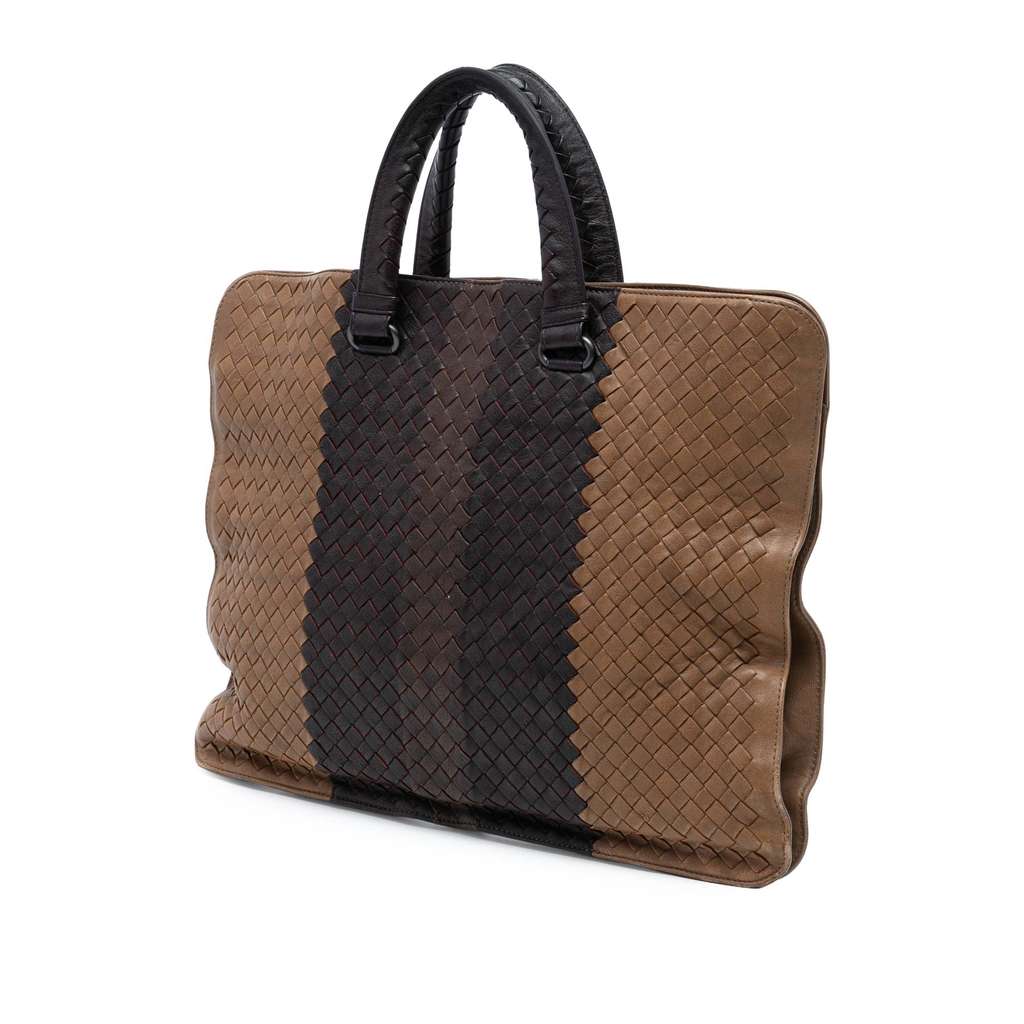 Bottega Veneta Nappa Intrecciato Club Fume Briefcase - 2