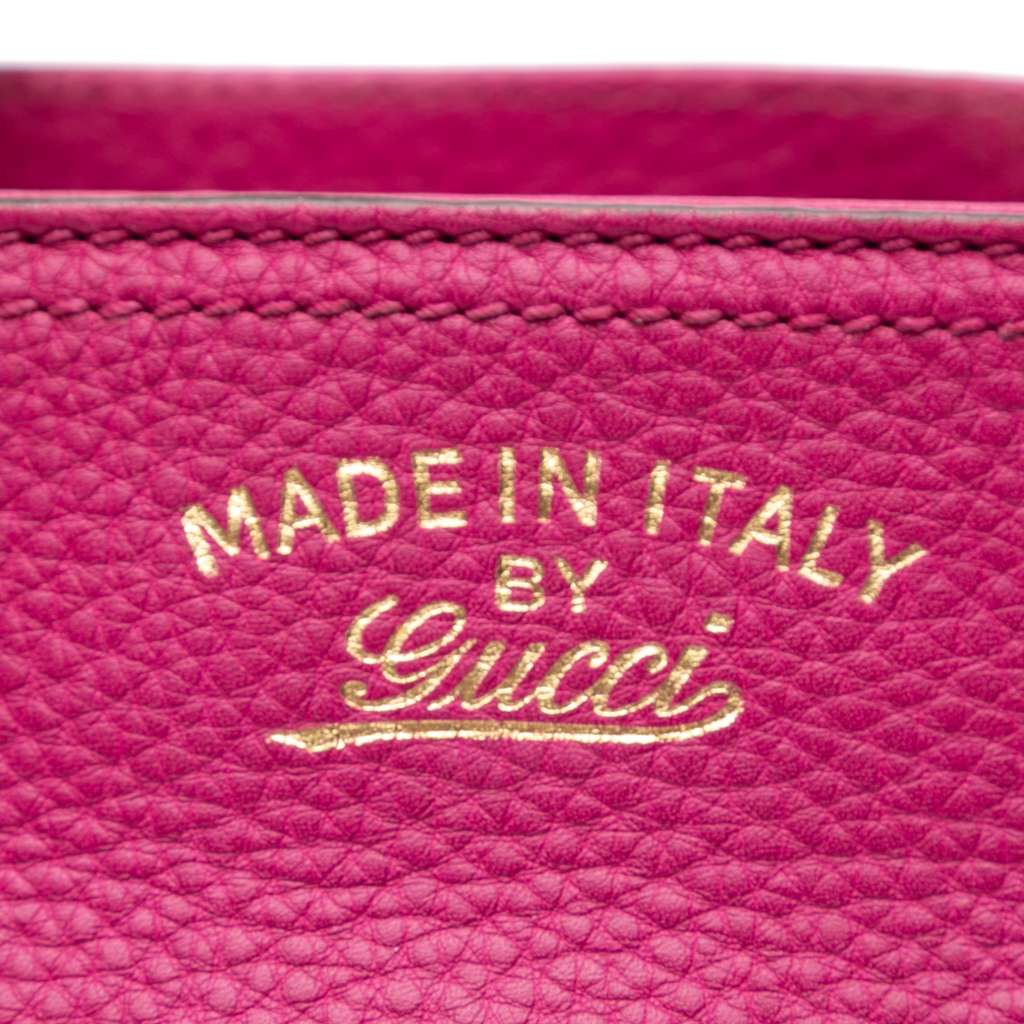 Gucci Small Calfskin Bamboo Shopper Satchel - 5