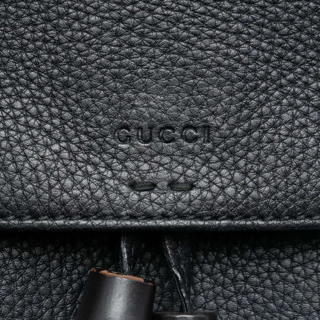 Gucci Medium Leather Bamboo Daily Crossbody - 5